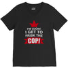 frisk cop leo police wife V-Neck Tee