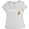 Mommy To Bee Unknown Gender Women's Triblend Scoop T-shirt
