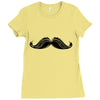 mustache Ladies Fitted T-Shirt