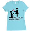 will you love me Ladies Fitted T-Shirt