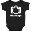 oh snap camera Baby Bodysuit