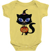witch cat Baby Bodysuit