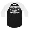 I Love Someone with Lung Cancer to The Moon and Back to Infinity 3/4 Sleeve Shirt