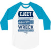 eject yourself 3/4 Sleeve Shirt