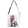 like mother like son Adjustable Strap Totes
