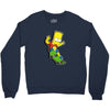 skater bart Crewneck Sweatshirt