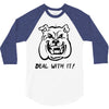deal with it angry pitbul 3/4 Sleeve Shirt