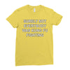 surely not everybody was kung fu fighting Ladies Fitted T-Shirt