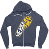 running we kick asphalt Zipper Hoodie