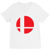 smash bros tribute unisex vinyl V-Neck Tee