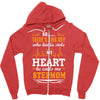 There's This Boy Who Stole My Heart He Calls Me Stepmom Zipper Hoodie
