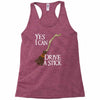 yes i can drive stick Racerback Tank