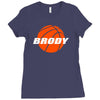 boy basketball Ladies Fitted T-Shirt
