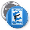 second amendment rated e for everyone Pin-back button