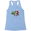 mario vs link Racerback Tank