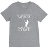 so good with my rod i make fish come V-Neck Tee