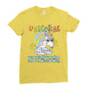 unicorns are born in november cute unicorn Ladies Fitted T-Shirt