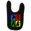 4 Super Hero Baby Bibs