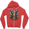 mnk never die Zipper Hoodie
