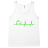 morning coffee heatbeat ekg Tank Top