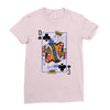 catdog playing card Ladies Fitted T-Shirt