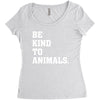 Be Kind To Animals Women's Triblend Scoop T-shirt