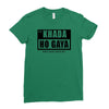 khada ho gaya Ladies Fitted T-Shirt