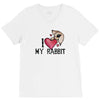 i love my rabbit V-Neck Tee