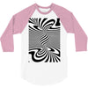 optical illusion 3/4 Sleeve Shirt