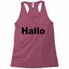hallo Racerback Tank