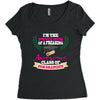 awesome glass of 2018 Women's Triblend Scoop T-shirt