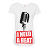 i need a beat Maternity Scoop Neck T-shirt