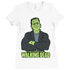 old school zombie Ladies Fitted T-Shirt