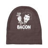 love bacont fun ny Baby Beanies