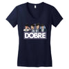Dobre Twins Women's V-Neck T-Shirt