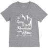 Going To The Mountains Is Going Home V-Neck Tee