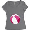 Pink Beachball Baby Girl Women's Triblend Scoop T-shirt