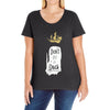 don't be a dick Ladies Curvy T-Shirt