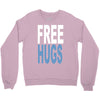 funny t shirts free hugs adult Crewneck Sweatshirt
