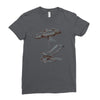 beach umbrella Ladies Fitted T-Shirt