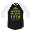 queens are born in 1974 3/4 Sleeve Shirt
