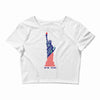 4th of july Crop Top