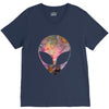 Psychic Alien Galaxy V-Neck Tee