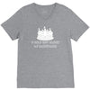 i only get blown on birthdays V-Neck Tee