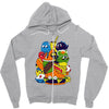 dq value menu Zipper Hoodie