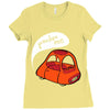 polite pete Ladies Fitted T-Shirt