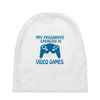 my favorite exercise is video games Baby Beanies