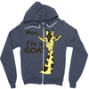 moo, i'm a goat Zipper Hoodie