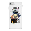 who loves pugs iPhone 7 Case