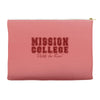 mission college maroon Accessory Pouches